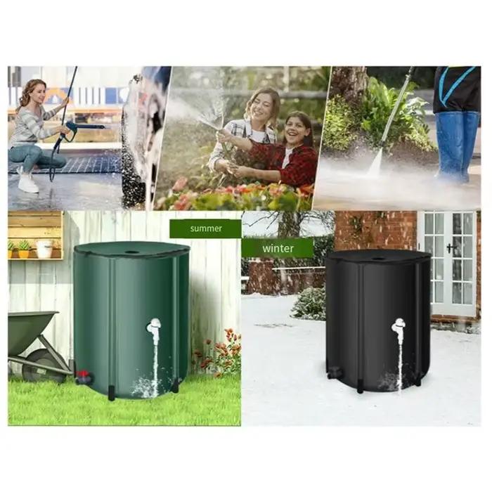 Réservoir de stockage d'eau de pluie ETRT pour jardin durable recyclage d'eau de pluie conteneur de collecte seau d'irrigation occaions spéciales