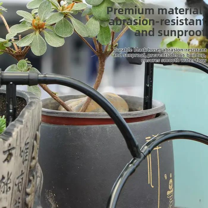 Kit d'irrigation goutte-à-goutte à Valve réglable pour jardin