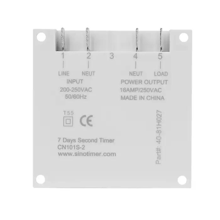 Minuterie numérique LCD à intervalle de 1 seconde pour contrôle d'arrosage hebdomadaire programmable et efficace pour jardiniers et professionnels de l'horticulture