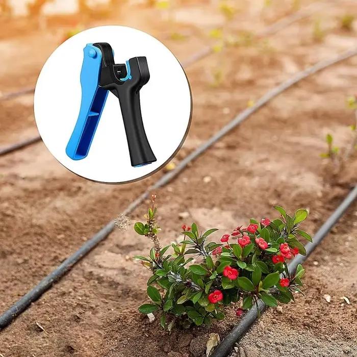 Outil de poinçonnage de trous d'irrigation goutte à goutte
