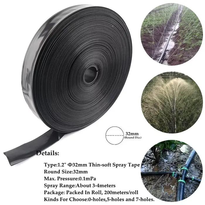 Tuyau d'arrosage profilé pour jardinage efficace et durable en polyéthylène, avec options de couleur et de longueur pour tous les espaces verts