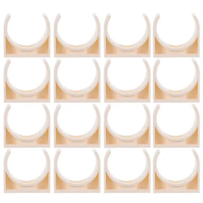 40 attaches en plastique pour tuyaux, clips en PVC en forme de U de 25 mm pour la réparation de cond