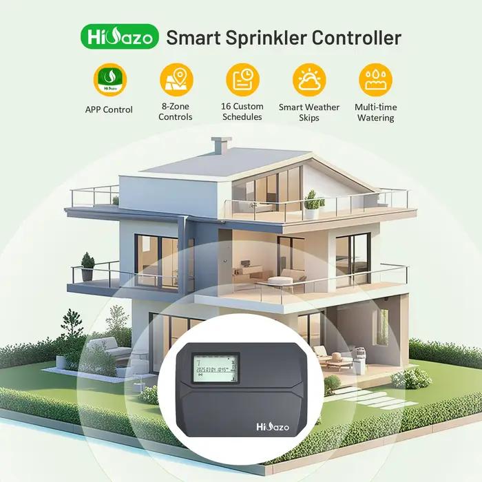 Contrôleur d'irrigation intelligent à 8 zones