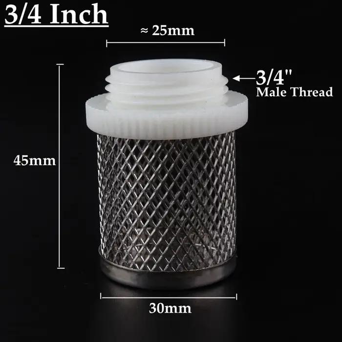Filtres de tuyau d'irrigation d'eau de jardin en maille d'acier inoxydable de 1/2 "~ 4"
