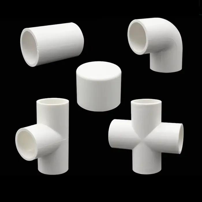 Connecteurs d'eau de jardin en PVC blanc 20/25/32mm pour systèmes d'irrigation personnalisés jardins familiaux et projets de bricolage