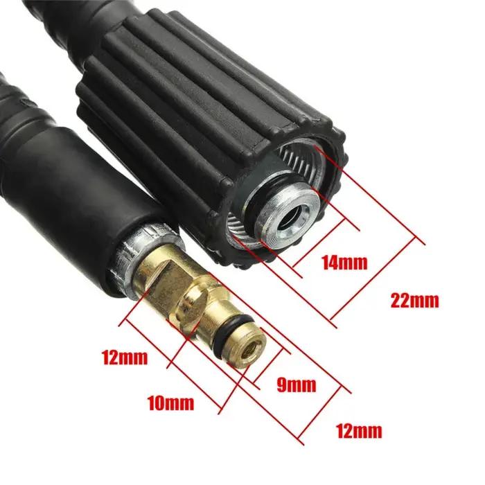 Tuyau de nettoyage à haute pression 6m 8m 10m pour lavage de voiture