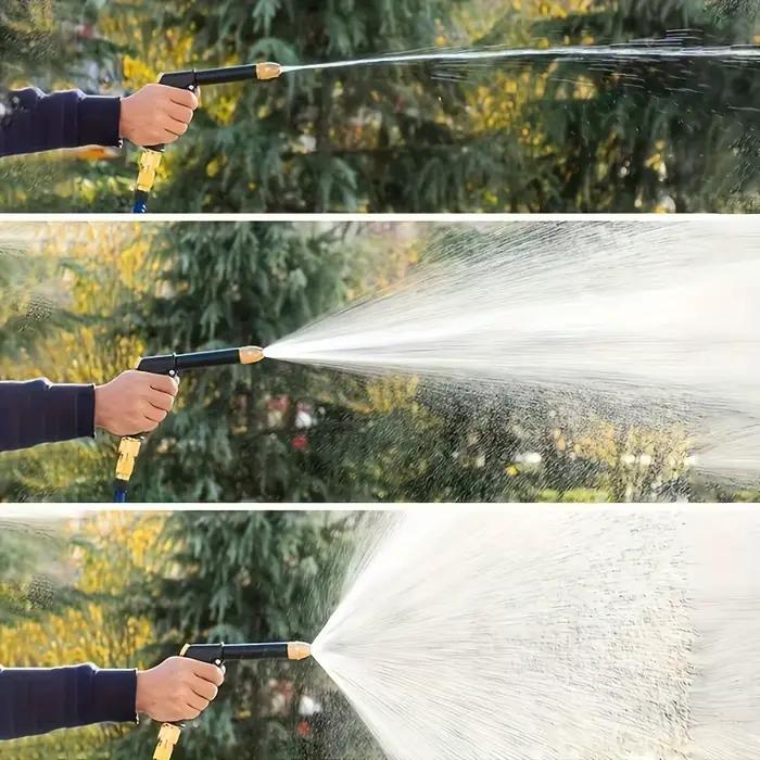 Tuyau d'arrosage magique enroulable TPE haute pression pour jardin et agriculture résistant à l'abrasion et à l'UV en noir 3/4'' adaptable à votre mur