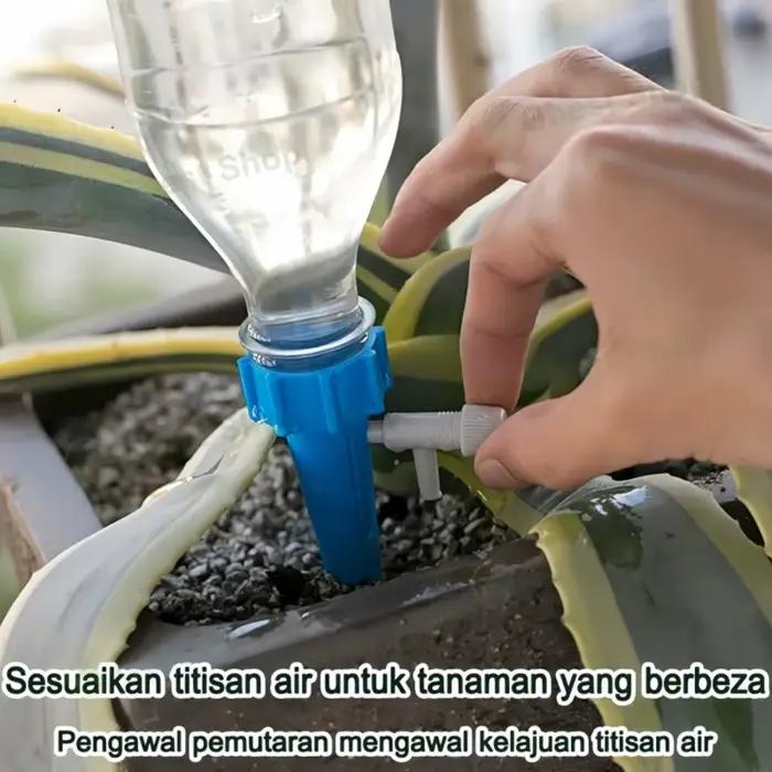 Lot de 10 têtes d'irrigation automatiques réglables pour bouteille d'eau