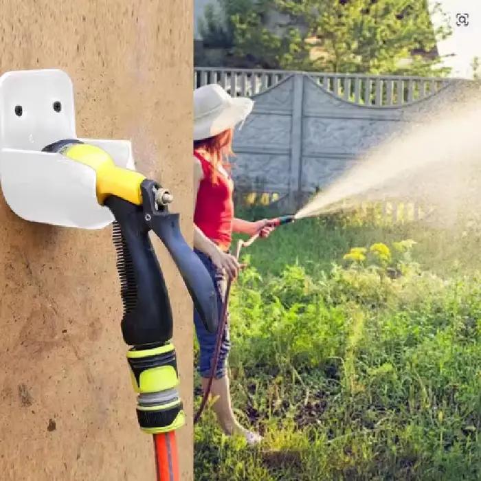 Support mural d'arrosage en PETG pour rangement sécurisé et organisation de cour extérieure occasions spéciales jardinerie pratique sécurité enfants animaux domestiques