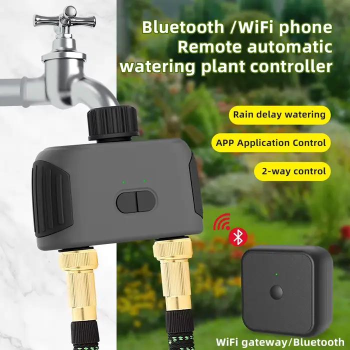 Programmateur d'arrosage automatique avec Wifi Hube système d'irrigation de jardin intelligent compatible Alexa et Tuya en quatre couleurs pour jardinage facile