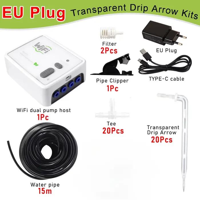 WIFI Intelligent double pompe automatique arrosoir Mobile télécommande arrosoir balcon jardinage Irr