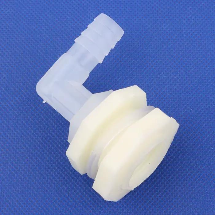 1 ensemble ABS 1/2 pouces à 6.4 ~ 20mm connecteur de réservoir d'eau coudé Aquarium jardin tuyau d'i