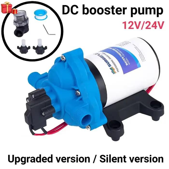 Pompe de surpression à membrane électrique 12V/24V pour camping-car yacht navire autonomie eau haute pression ajustable