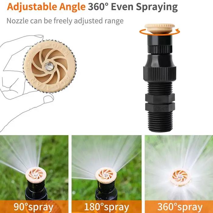 Système d'arrosage automatique pour jardin, Rotation à 360 °, Irrigation, Agriculture, pelouse, ferm
