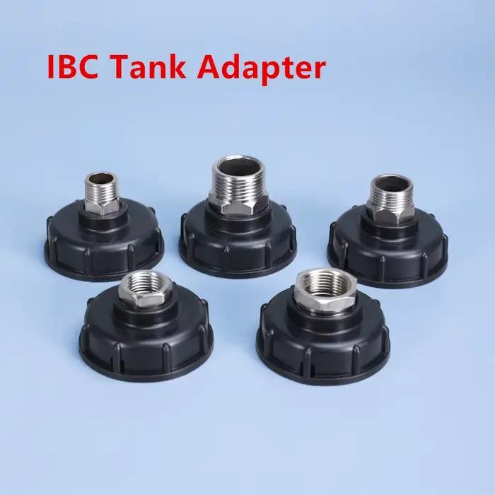 Adaptateur de réservoir IBC épais de 1000l, connecteur en acier inoxydable 304, raccords réducteurs,