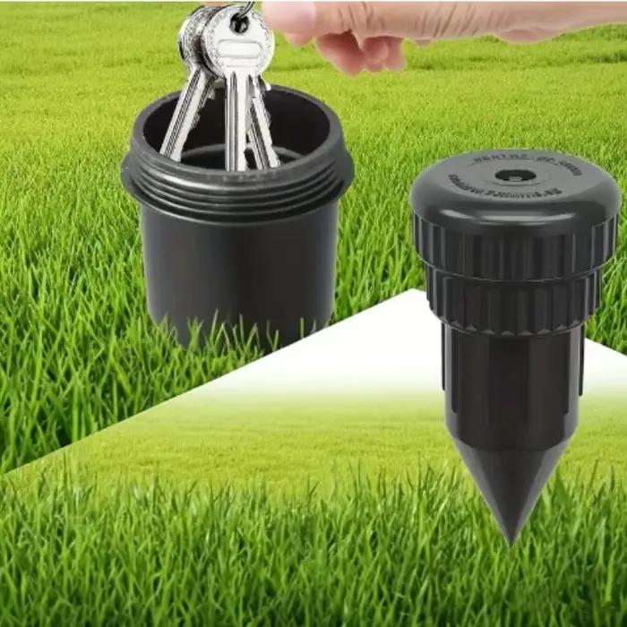 Cache-clé de jardin, arrosoir souterrain réaliste