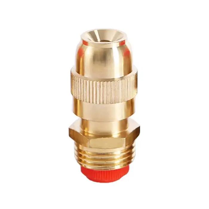 Arroseur d'arrosage de jardin en laiton réglable, pulvérisation de pelouse, d'argile, buse de brumis