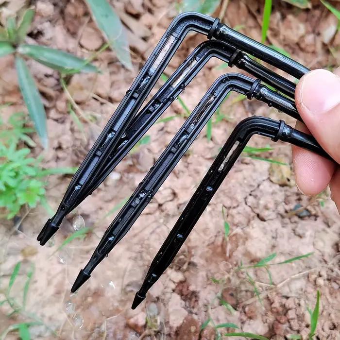 WUJIE D'irrigation Goutte À Goutte de Serre 4 voies 3/5mm Goutte À Goutte Flèche 2 voies Émetteur D'