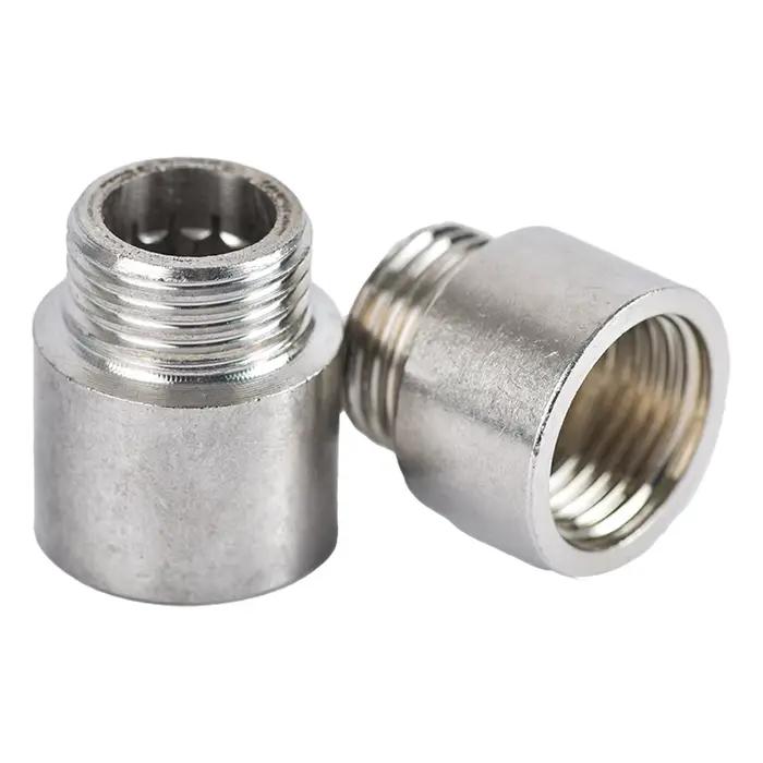 BSP 1/2 "filetage mâle/femelle raccord de tuyau en acier inoxydable tuyau d'extension 10-100mm conne