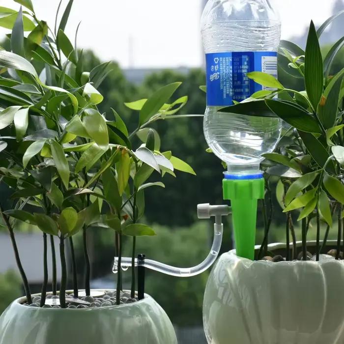 Arroseurs de plantes pointe d'eau goutte à goutte automatique pour balcon pot de fleurs plante intérieur système d'irrigation simple et économique