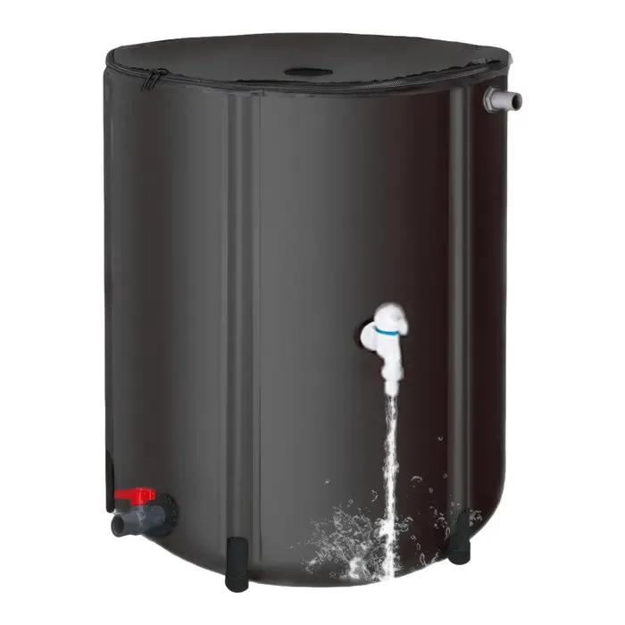 Réservoir de récupération d'eau de pluie pliable en caoutchouc silicone pour jardiniers, campers et amoureux de la nature pour le jardin, plantes intérieures et usages domestiques