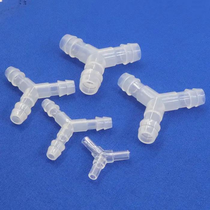 5 ~ 200 pièces 4 ~ 12 mm en plastique 120 ° Connecteur en T à diamètre égal de Type Y, inverseur d'e