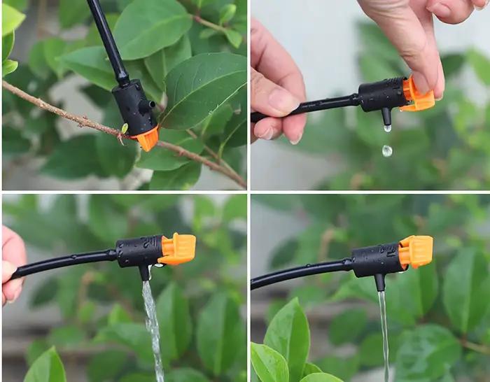 Goutteurs d'irrigation réglables pour système d'arrosage