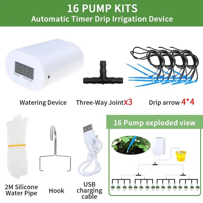 Pompe d'arrosage automatique pour plantes et fleurs
