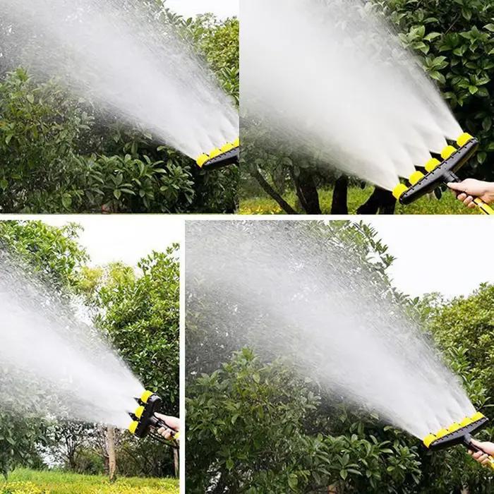 Arroseur d'arrosage de pelouse de jardin, buse de brouillard d'eau à 3/4/5/6 têtes pour tuyau de 1 "