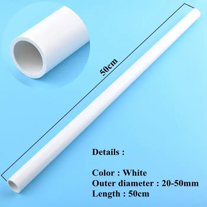 Raccord de tuyau PVC 20~50mm Blanc pour irrigation de jardin, Té direct, Coude, Union, Serre-tuyau, Raccord croisé, Vanne à boisseau sphérique pour aquarium