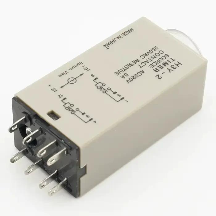 Minuterie de retard H3Y-2 AC220V avec prise de Base