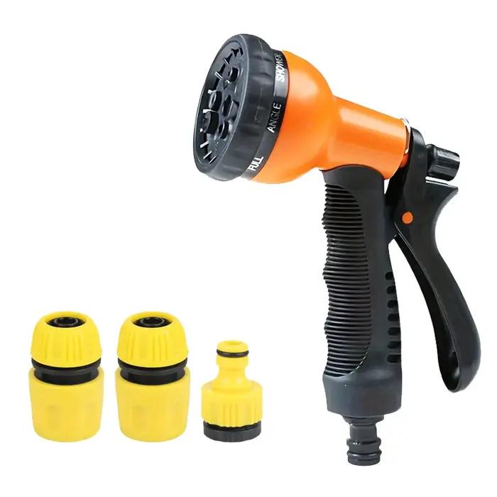 Pistolet à eau de jardin avec 8 types de buses