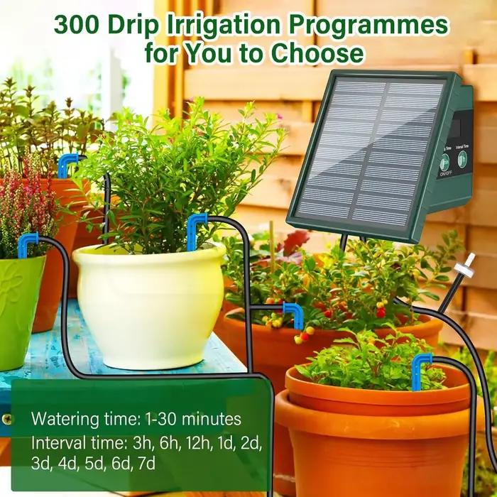 Kit d'irrigation goutte-à-goutte solaire bricolage