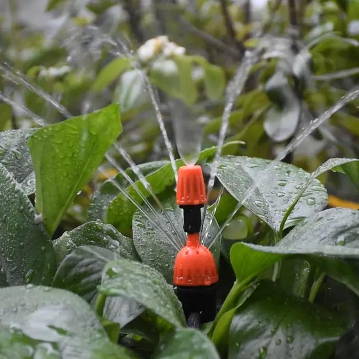 Kit d'arrosage KESLA en plastique avec système d'irrigation goutte à goutte pour plantes en pot bonsaïs et serres diverses couleurs