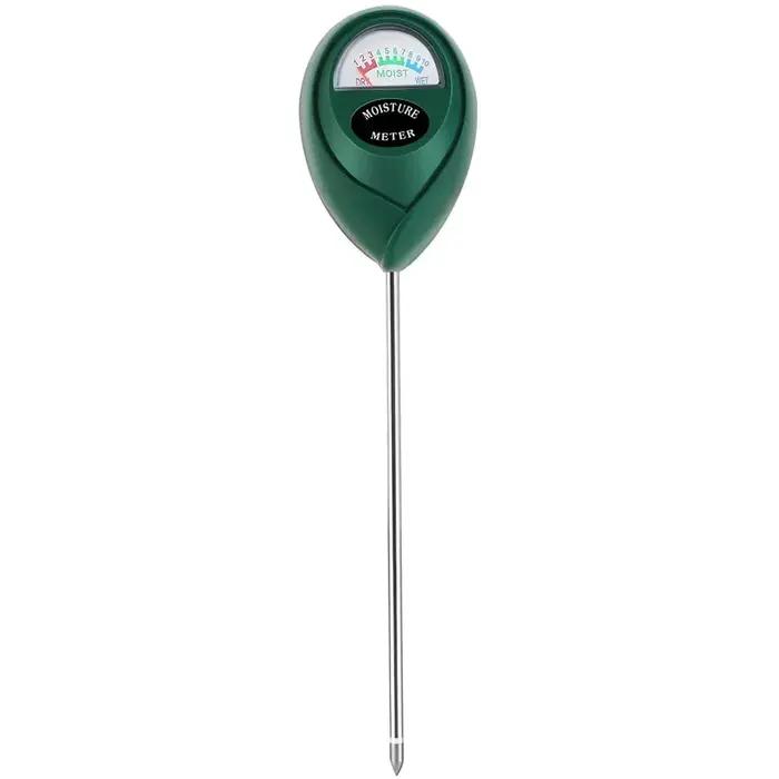 Humidimètre de Sol sans Piles pour Jardinage Plantes Intérieures Pelouse Echelles Couleurs Rouge Vert Bleu Accurate Précision Utilisation Facile