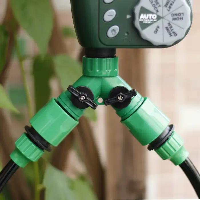 Tuyau d'arrosage Y connecteur rapide 1/2 "3/4"