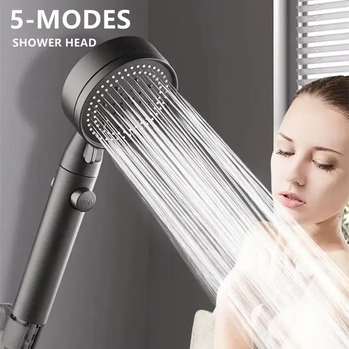 Pommeau de douche haute pression réglable