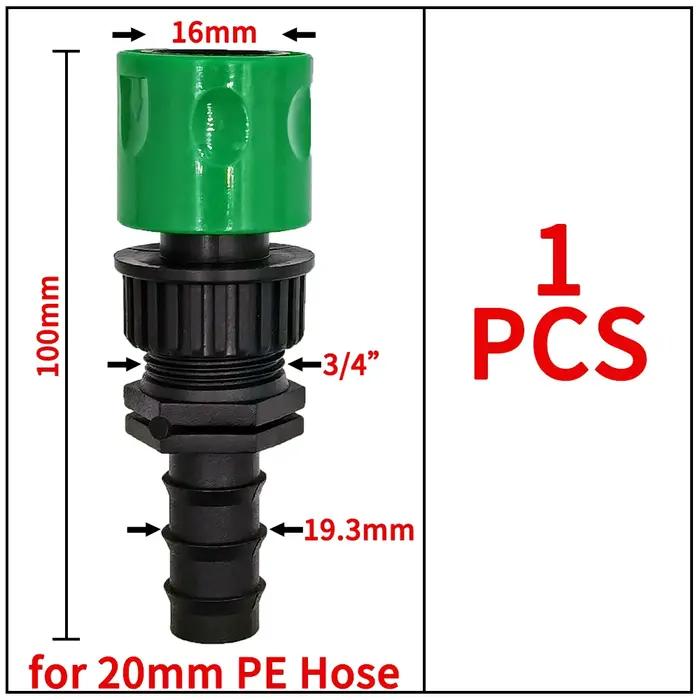 Connecteur rapide mamelon EURO Barb adaptateur fileté pour tuyau jardin système d'arrosage irrigation goutte à goutteOptionsResolver