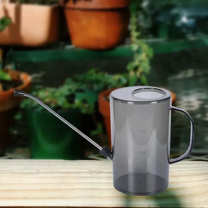 Arrosoir de jardin 2L avec bec long pour plantes d'intérieur et extérieures polyvalent et durable pour fleurs, bonsaïs, plantes de terrasse et jardins occasionnels