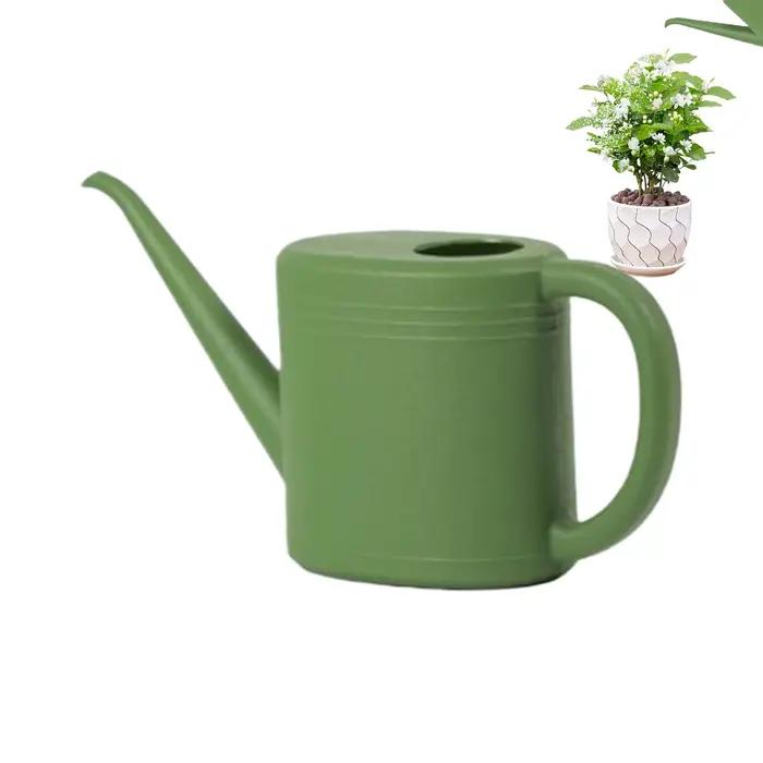 Arrosoir pour plantes en plastique de 1 litre, arrosoir ergonomique pour jardinage intérieur et extérieur, outil d'arrosage transparent et portable pour balcon et patio