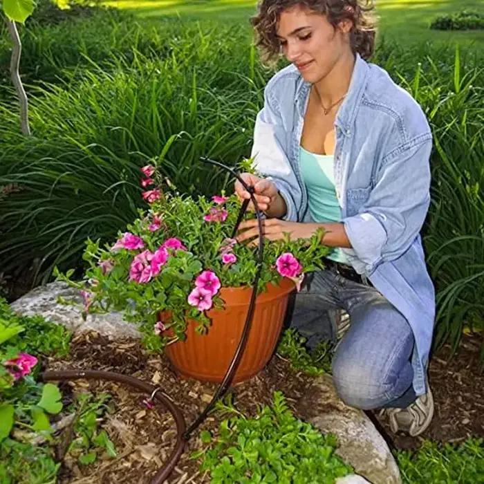 30/10m tuyau d'arrosage de jardin 4/7mm PVC