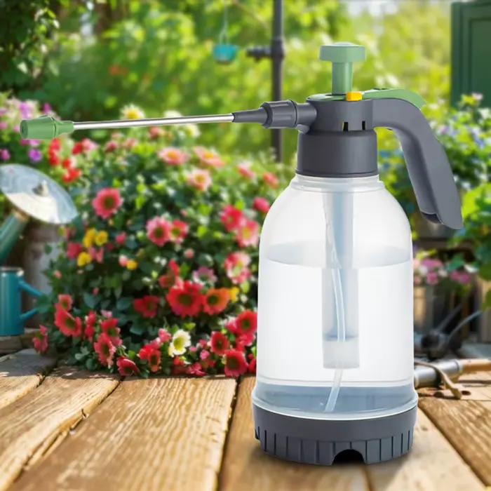 Arrosoir de jardin 2L pulvérisateur à pression d'air pour la maison et le jardin arrosoir de désinfection outils d'irrigation de jardin robuste et pratique pour le jardinage et la désinfection des espaces verts