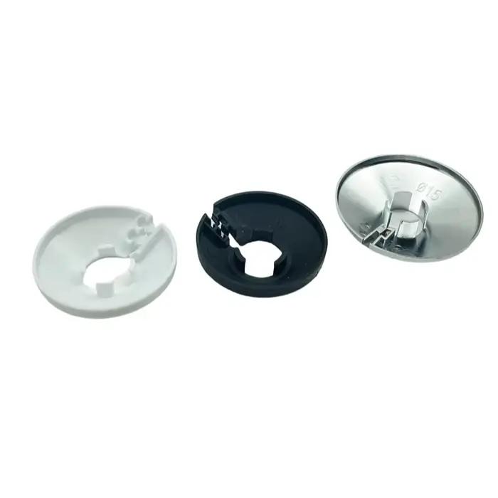 Couvercles de tuyau d'eau en plastique décoratifs de radiateur pour conduits murals blanc jaune noir accessoires de robinetterie d'intérieur transformations de cuisine et salle de bain