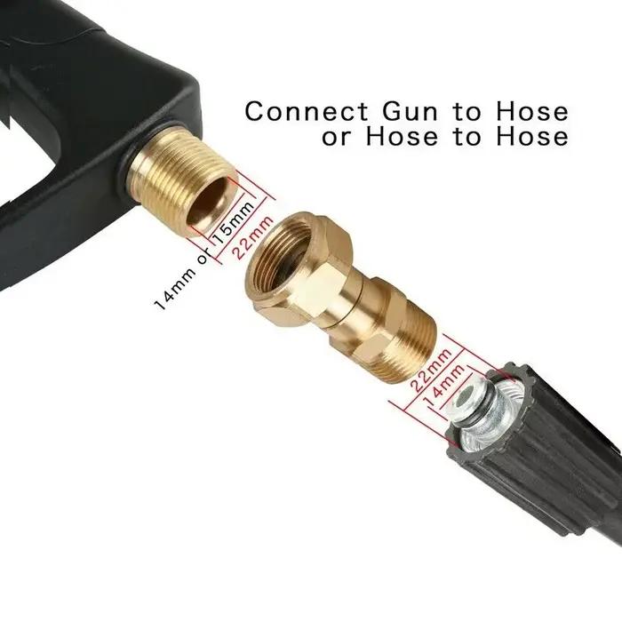 Connecteur de Joint pivotant pour nettoyeur haute pression en laiton