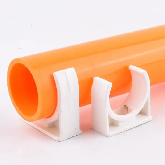 Collier de serrage de tuyau en PVC blanc, alimentation en eau, d'argile de jardin, clip de tube d'eau, poisson d'aquarium, adaptateur précieux, joint en FiosphJoint, 2-50 pièces, 20-50mm