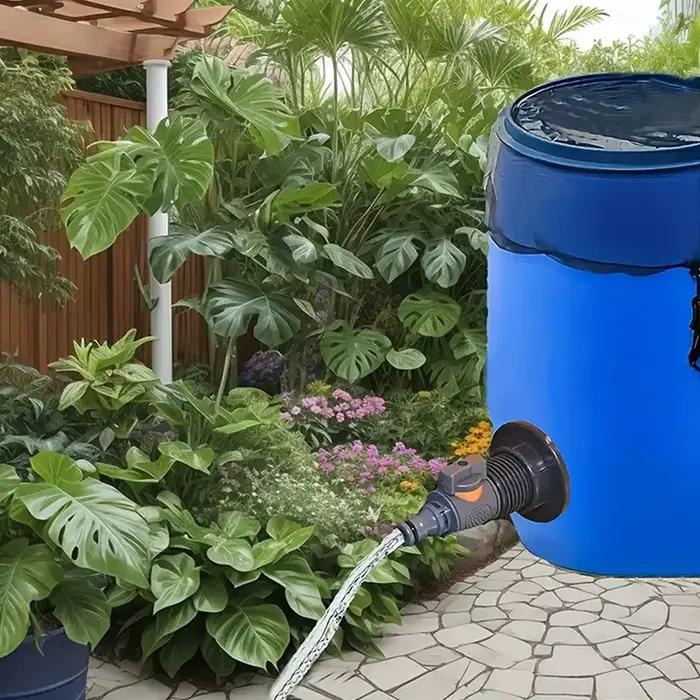 Connecteur d'eau de jardin à six voies avec vanne marche/arrêt pour installation facile et contrôle précis économie d'énergie jardinage entretien efficace jardin neuf ouvertures multiples