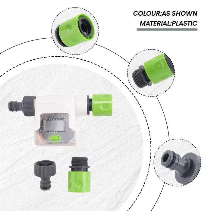 Débitmètre d'eau WiFi pour tuyau d'arrosage