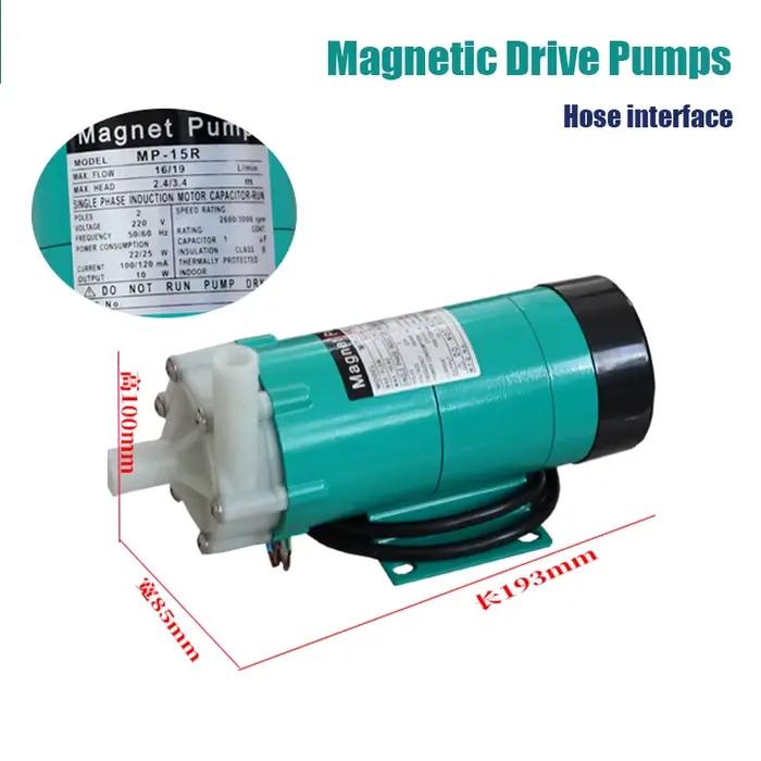 MP-15RM MMicro Circulation magnétique pompes à entraînement résistant aux acides et aux alcalis rési