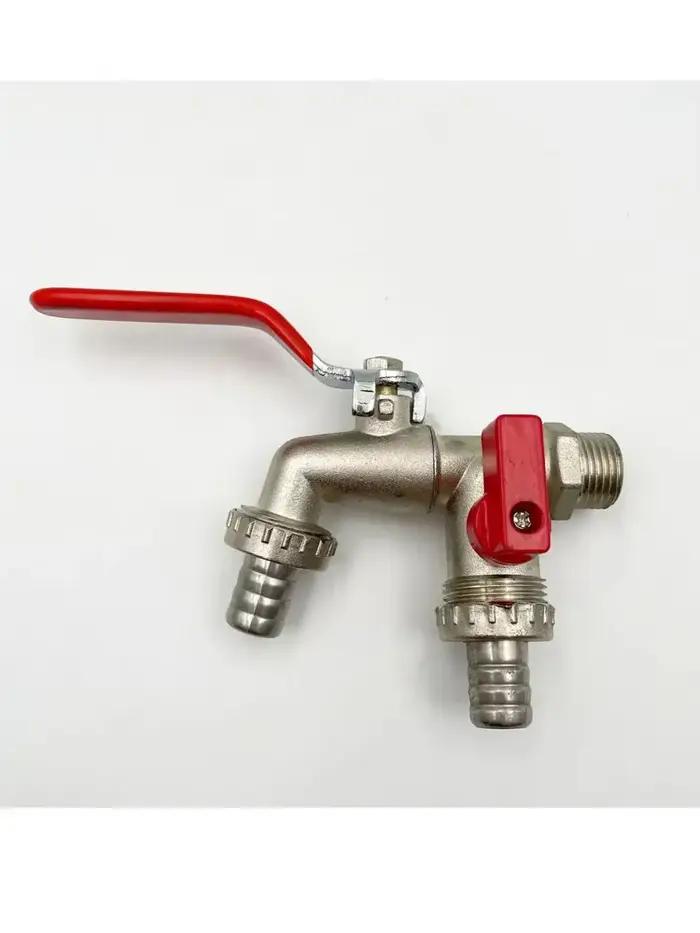 Kit d'arrosage en laiton blanc pour jardinage facile et précision arrosage robinet sphérique occasions spéciales