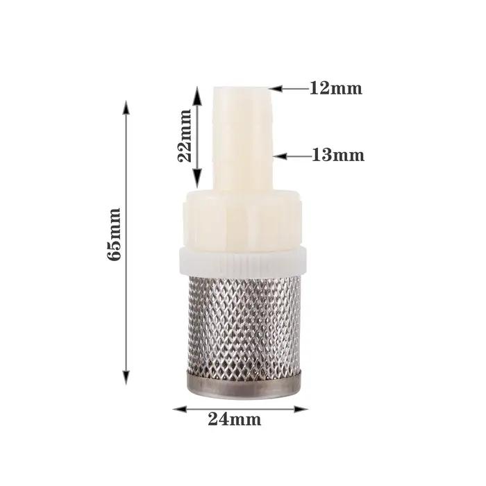 Filtre en acier inoxydable pour irrigation de jardin, aquarium et filtration de pompe, disponible en plusieurs tailles et couleurs pour un entretien facile et une utilisation polyvalente